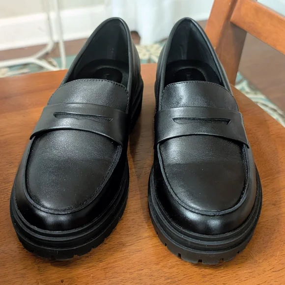 Quince Black Women's Loafers - Picture 2 of 4